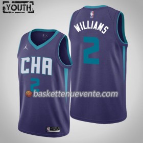 Maillot Basket Charlotte Hornets Marvin Williams 2 2019-20 Jordan Brand Statement Edition Swingman - Enfant